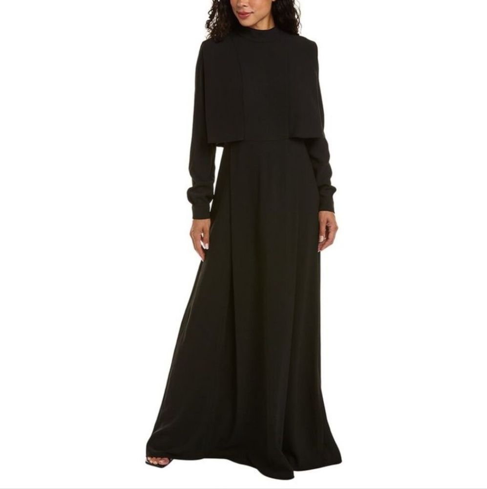 New Mikael Aghal Modal Cape Gown